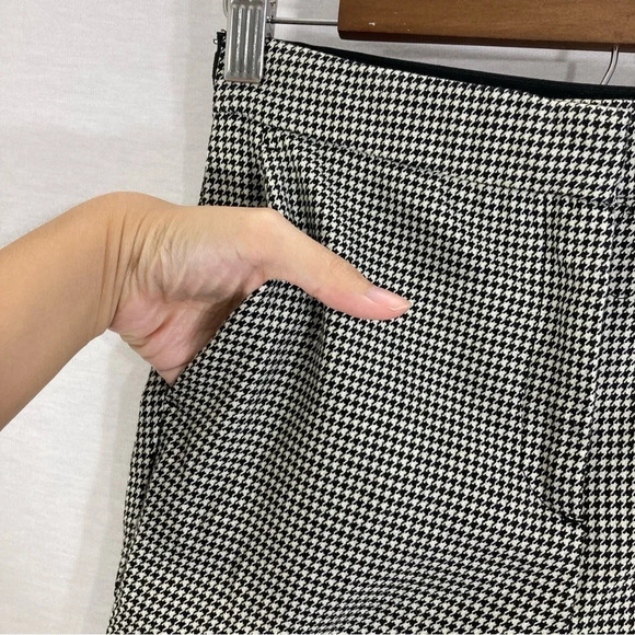 Zara Houndstooth Soft Stretch Skinny Pants size Small - Picture 6 of 12